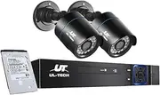 1080P HD HDMI DVR Video IP System Home CCTV Security Camera, Black