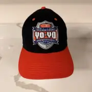 Duncan International Yo-Yo Championship Hat Cap Size S/M Flex-Fit Black & Red