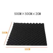 Car Audio Auto Acoustic Egg Foam Sound Proof Damping Deaden Mat Sheet 50x50x2cm