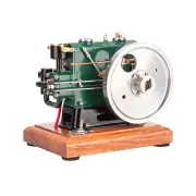 OKMO 1/8 3.6CC Mini Vintage Single Cylinder 4-Stroke Gasoline Engine Model 1140 Base Version Science Discovery Toys