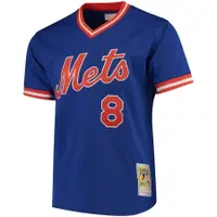 在飛比找蝦皮購物優惠-222222 MLB 紐約大都會加里卡特球衣棒球 T 恤運動