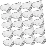 HONMEET Manicure Display Board Nail Polish Cards 20pcs Glass Nail Art Card Chart
