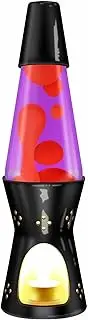 Schylling Lava Candle Lamp Gloss, Black/Yellow/Purple, 11.5 Inch