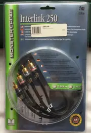 Monster Cable Interlink 250 1m/3.3ft RCA Balanced Audio Interconnect