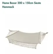 Hammock Home Bazar 200 x 150cm Siesta