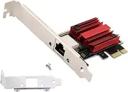 Gaming Network Card, 2.5G Gigabit Ethernet Adapter RJ45 RTL8125 PCI-E Network Card