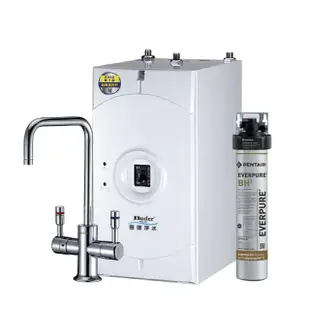 【Buder 普德】廚下型雙溫飲水機 BD-3004B(EVERPURE BH2+拋光無鉛龍頭)