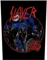 Slayer Live Undead Large Sew-On Cloth Backpatch 360mm x 300mm (rz)