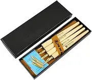 Hillento Comic Dip Pen Set, 4 Wooden Pen Handler Artist Cartoon Pen Set Calligraphy Dip Pens With 8 Nibs - Great for Manga/Comic/Calligraphy/Word Art/Pen-and-Ink Drawing