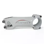 ITM Alutech Road bike stem 90mm 31.8mm 4 Bolt White