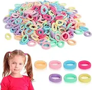 500PCS Baby Hair Bands, Multicolor Baby Hair Bobbles for Girls Candy Color Toddler Hair Bands Seamless Baby Hair Bands Soft baby bobbles Small Hair Bobbles Baby Hair Ties for Baby Girls Kids Toddlers