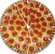 Pizza Frameless Borderless Wall Clock For Gifts or Home Decor E158