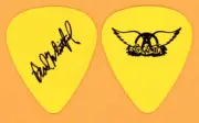Aerosmith Brad Whitford YLW Mustard Vintage Guitar Pick - 1993 Get A Grip Tour