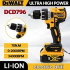 DEWALT DCD796 13mm Brushless Electric Drill Portable Screwdriver Impact Drill