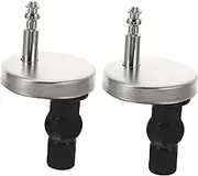 DOITOOL 1set Toilet Seat Hinge Fixing Kit Durable Stainless Steel Easy Replacement for Standard Toilet Seats Includes All Fittings and Screws
