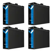 4 x 12V 100Ah Slim Lithium Battery 1280Wh Camping Caravan RV