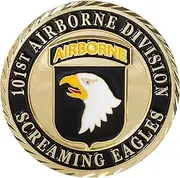 101st Airborne Division Screaming Eagles United States Army Challenge Coin