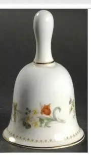 Wedgwood Mirabelle Bell. Floral Vintage Bone China. Crafted In England.