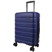 Pierre Cardin 54cm CABIN Hard Shell Suitcase 4 Wheeled - Blue