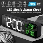 Calendar Large Display Electronic Clock LED Digital Wall Clock Alarm Clock