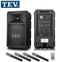 在飛比找momo購物網優惠-【TEV 台灣電音】藍芽/USB/SD四頻無線擴音機(TA6