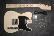 Tele Style Electric Guitar w/Maple Fretboard DIY Kit by Budreau Guitars