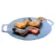 【May shop】戶外大號燒烤盤大型盤型鑄鐵平底鍋野營煎鍋鍛鐵烤爐烤肉架