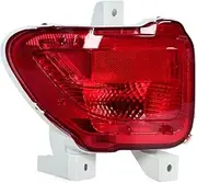 for Toyota for RAV4 2005-2012 Car Rear Bumper Tail Brake Light Reflector Lamp Cover Exterior Rear Lights(Left)