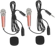 CIMAXIC Gaming Microphone for Boys and Girls Pack Mini Phone Microphone Compact Portable for Singing Recording
