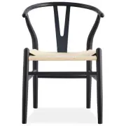 Anemone Set of 8 Wishbone Dining Chair Beech Timber Replica Hans AU Stock ✨