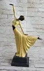Art Deco/Art Nouveau Bronze Marble Sculpture signed D H Chiparus Artwork Sale