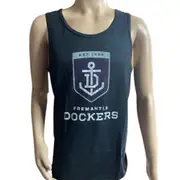 Fremantle Dockers Mens Retro Logo Singlet