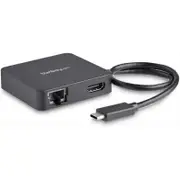 StarTech.com USB Type C Docking Station for Notebook - Black - TAA Compliant - 1 Displays Supported - 4K - 4096 x 2160