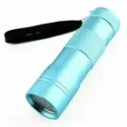 12 LED Mini Aluminum UV Ultra Violet Flashlight Blacklight Torch Light Lamp AU