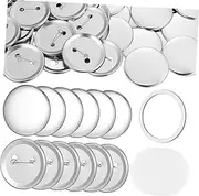 DOITOOL Metal Badge Pins DIY Button Maker Kit 100 Sets Badge Making Supplies Easy to Assemble