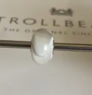 Trollbeads Armadillo Extremely Rare Taupe Cream Bead
