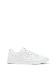 [Diesel] Diesel - S-Dakota-Leather sneakers with perforated logo - Sneakers - Man - White 43 White