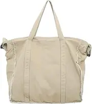 [Micmores] Tote Bag for women, Retro Hobo Purse Crossbody Handbag Large Canvas Shoulder Bags for School Work Travel Shopping