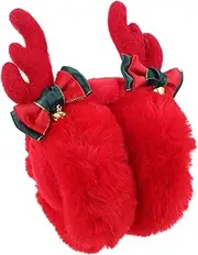 [TEMPNAP] Kids Christmas Antler Earmuff Reindeer Headband Ear Covers Winter Ear Warmers