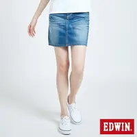 在飛比找樂天市場購物網優惠-EDWIN MISS EDWIN503基本牛仔短裙-女款 中