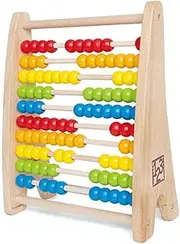 Hape Rainbow Bead Abacus Educational Playset Toddler Learning Activity Toy 3+