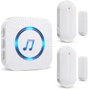 Door Chime, Wireless Door Sensor Chime When Door Opens,Door Entry Alarm Chime fo