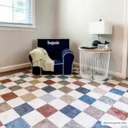 Size: 2'3" x 3'9" Rectangle - Alie Colorful Checkered Washable Rug