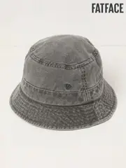 FatFace Grey Washed Bucket 100% Cotton Hat (AK7881) | $46