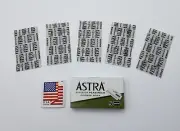 Astra Superior Platinum (Green) Double-Edge Razor Blades (5 blades)