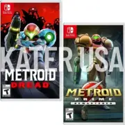 Metroid Dread + Prime Remastered Switch Brand New Game Special Bundle [Shooter]