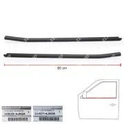 Fits Nissan Navara NP300 D23 2015 - 22 Pair Outer Door Window Rubber Seal Belt