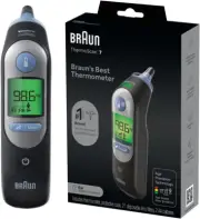 Braun Thermoscan 7 Digital Ear Thermometer, Age-Adjusted Fever Guidance, Baby an