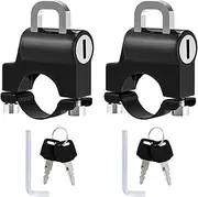 Windance Motorcycle Helmet Lock, Anti Theft Bike Luggage Lock,Tamper Proof Helmet Security with 2 Keys for Bicycle Motorbike Scooters