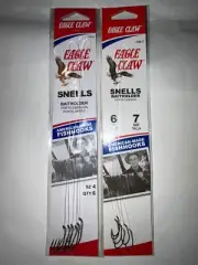 EAGLE CLAW SNELLED FISH HOOKS NO. 139-3/0 SIZE 3/0 (QTY 1)